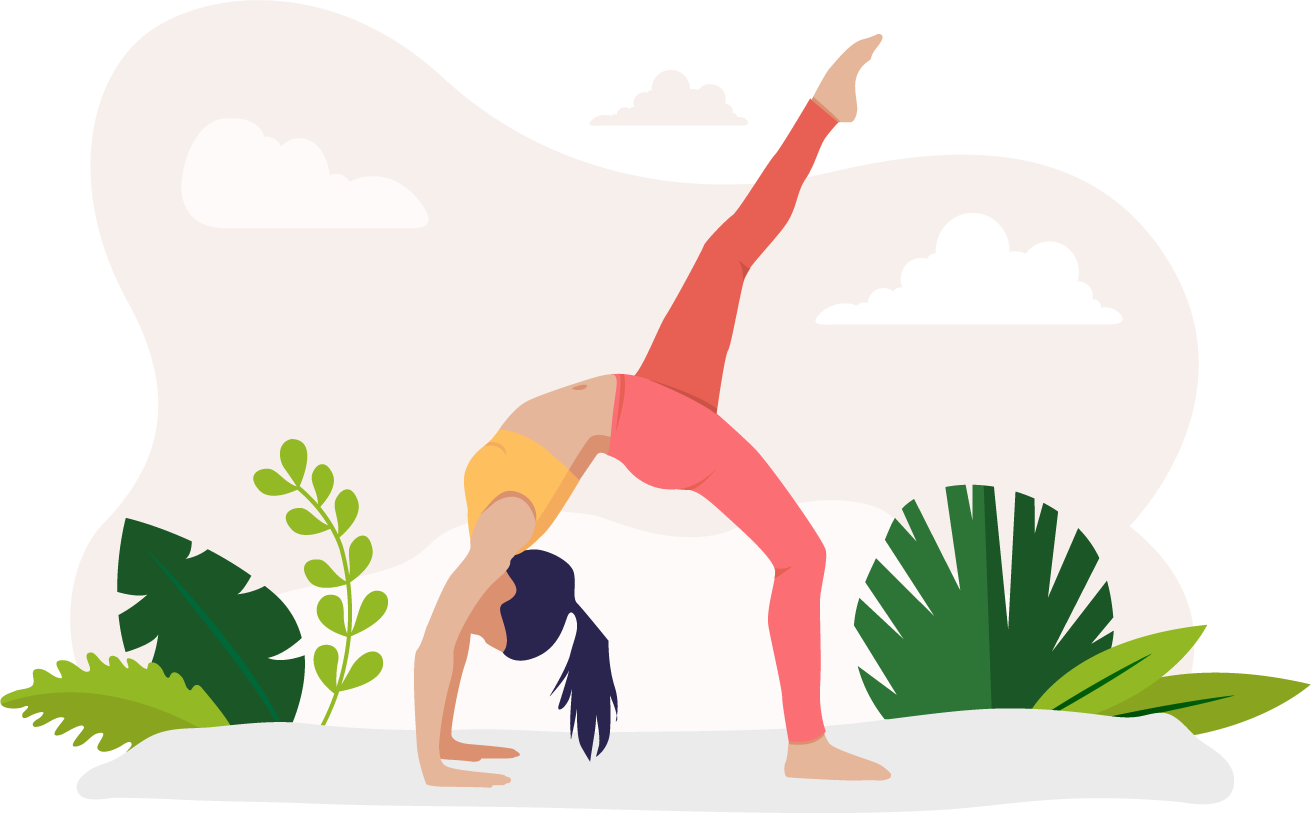 Women doing yoga for health